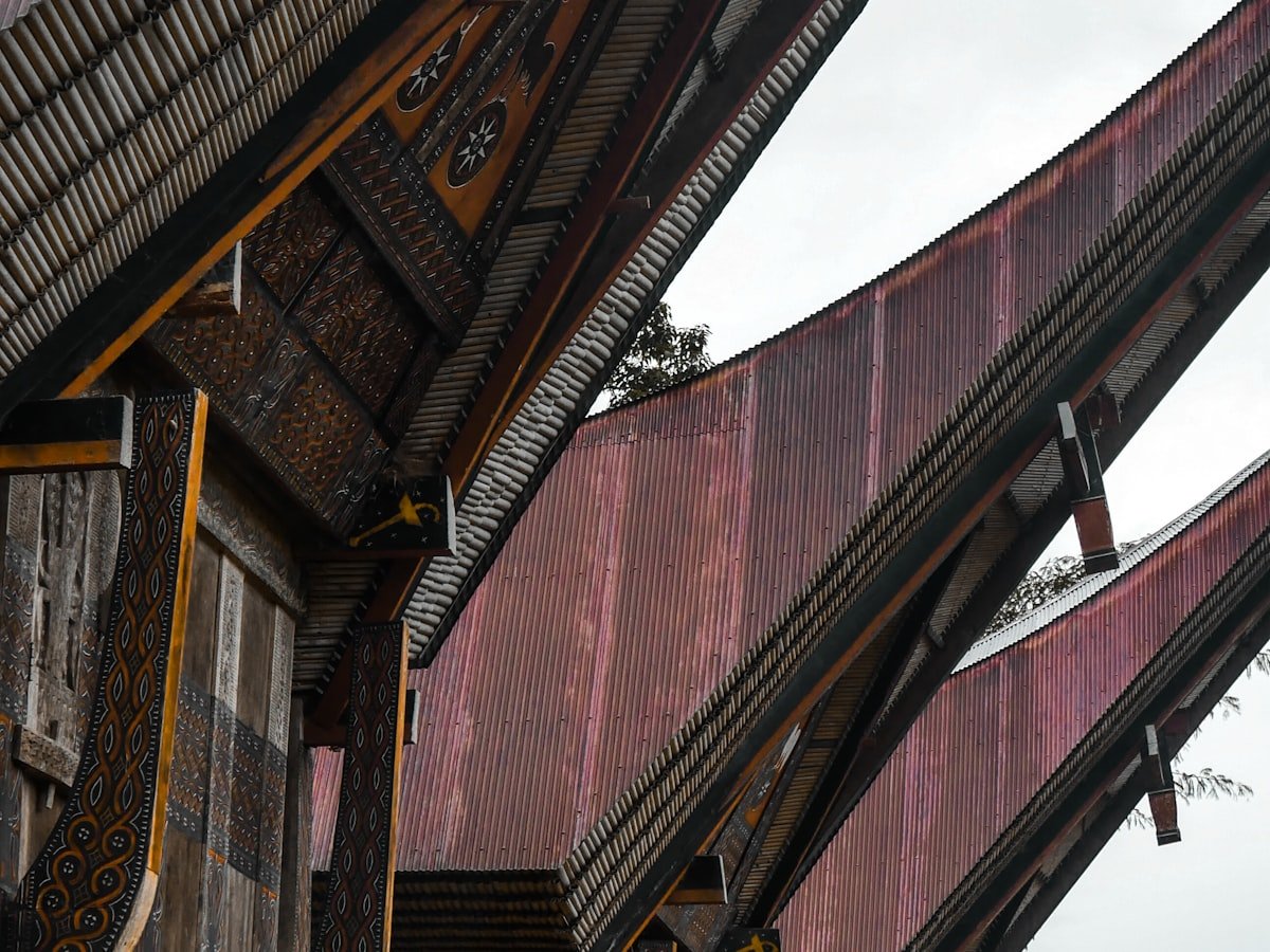 Traditional Tongkonan houses in Tana Toraja, South Sulawesi